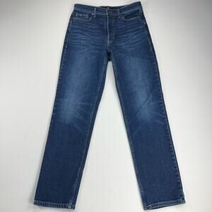 Banana Republic Button Fly Mid Rise Straight Leg Jeans 31" Inseam Size 29L